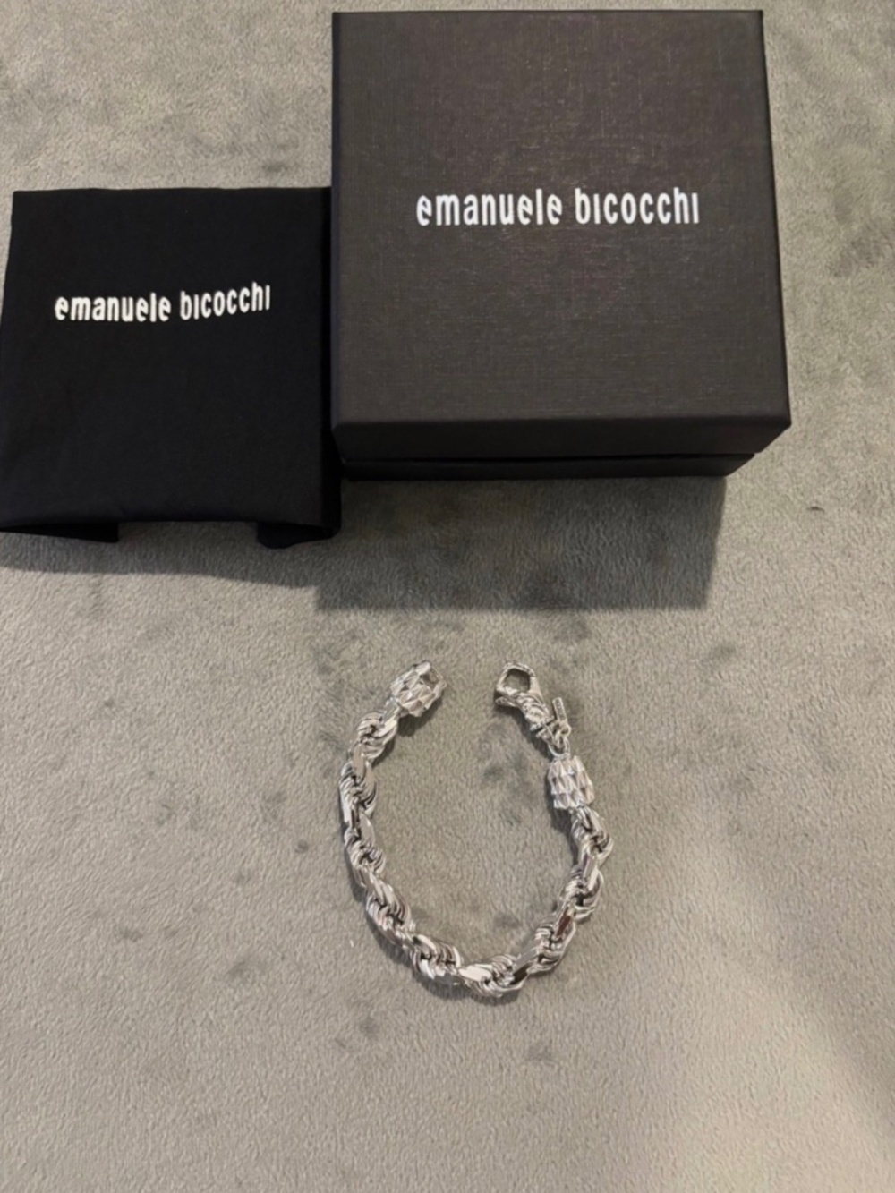 Emanuele Bicocchi Large Rope Bracelet